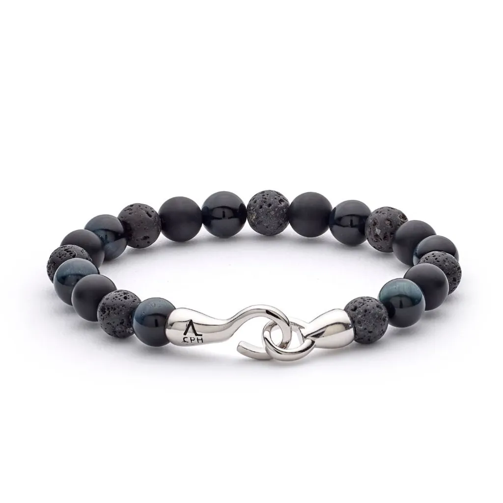 Online Alexander Lyngaard Paris with Hook Clasp 8mm Til Menn