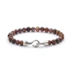 Outlet Alexander Lyngaard Pietersite with Hook Clasp 6mm Til Menn