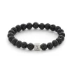 Fashion ColorUp Lava Stone 8mm armbånd Til Menn | Armbånd