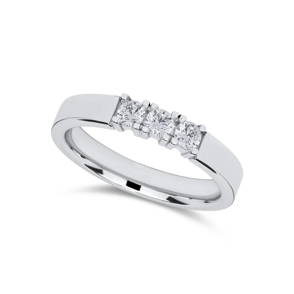 Fashion Alliansering Monaco 3x0,10ct Ringer