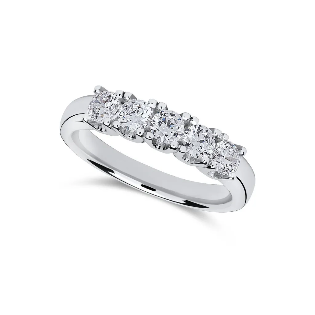 Hot Alliansering Rome 5x0,15ct Ringer