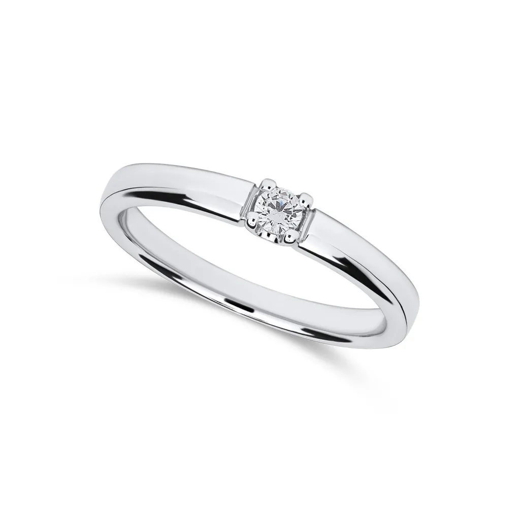 Hot Alliansering Rome 1x0,10ct Ringer