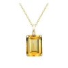 Fashion Anheng i gult gull med citrin 10,31 ct Halssmykker