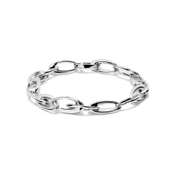 Discount Ankerarmbånd i 18 karat hvitt gull med ellipse-design Armbånd