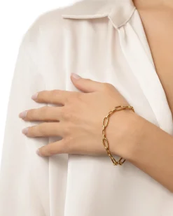 Hot Armbånd i gult gull med ankerdesign Armbånd