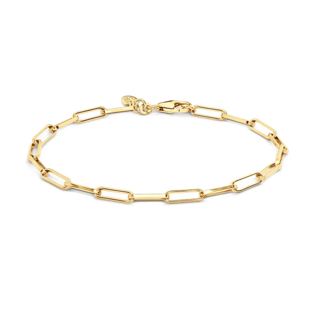 Online Armbånd med ankerdesign i gult gull Armbånd