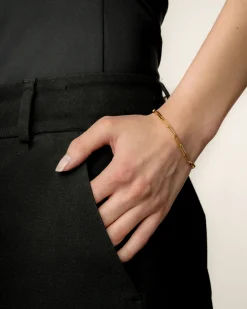 Online Armbånd med ankerdesign i gult gull Armbånd