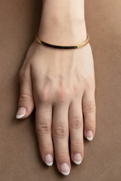 Discount Armring i gult gull Armbånd