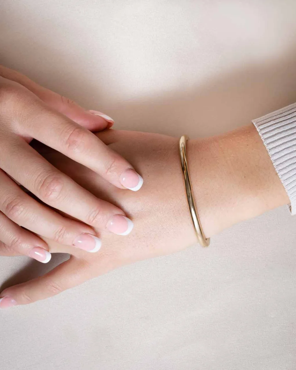 Discount Armring i gult gull Armbånd