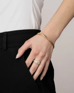 Sale Armring i gult gull Armbånd