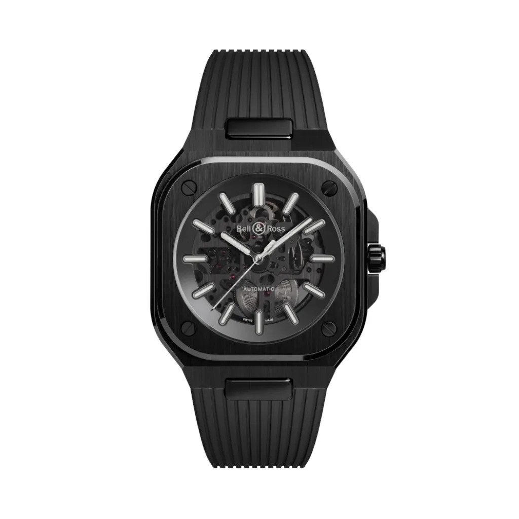 Discount Bell & Ross BR05 Skeleton Black Ceramic 41 mm Til Han