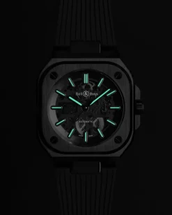 Discount Bell & Ross BR05 Skeleton Black Ceramic 41 mm Til Han