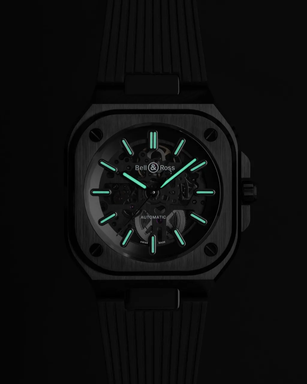 Discount Bell & Ross BR05 Skeleton Black Ceramic 41 mm Til Han