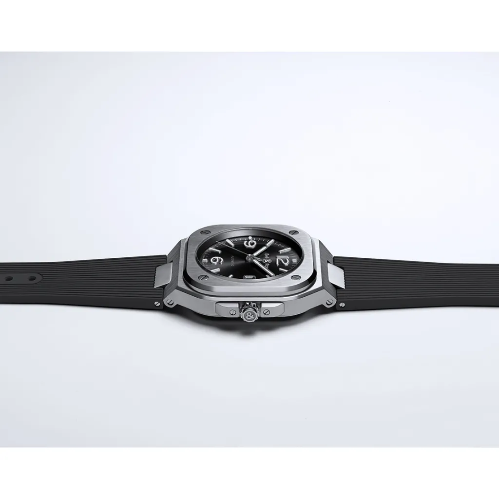 Hot BR 05 Black Steel 40 mm gummirem Til Han