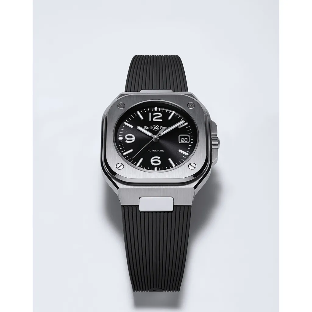 Hot BR 05 Black Steel 40 mm gummirem Til Han