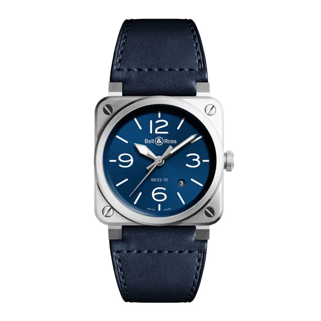 Clearance BR 03-92 Blue Steel 42 mm Til Han