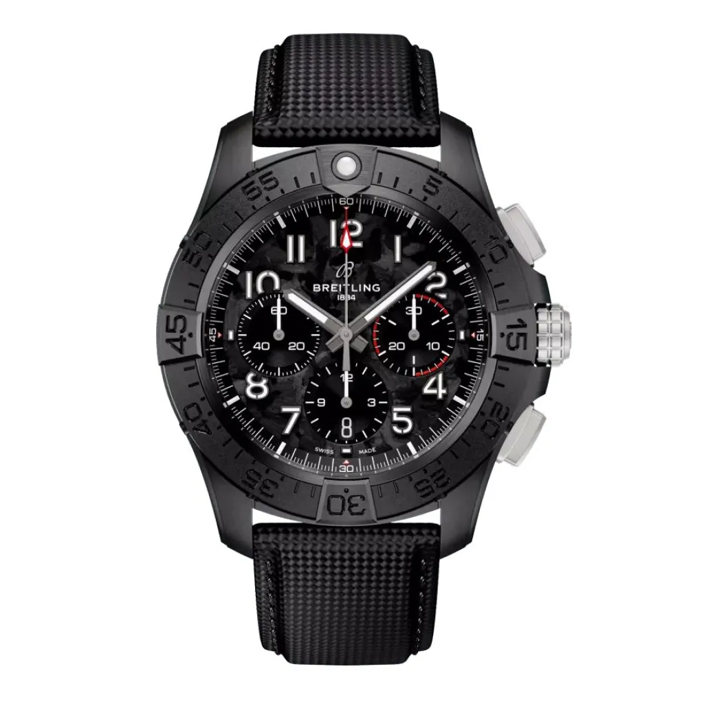 Outlet Avenger B01 Chronograph Night Mission sort 44 mm Dykkerklokker | Til Han