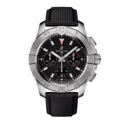 Clearance Avenger B01 Chronograph sort 44 mm Dykkerklokker | Til Han
