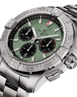 Best Avenger B01 Chronograph grønn 44 mm Dykkerklokker | Til Han