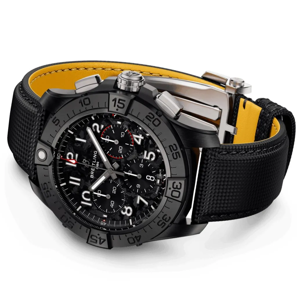 Outlet Avenger B01 Chronograph Night Mission sort 44 mm Dykkerklokker | Til Han