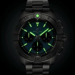 Outlet Avenger Chronograph blå skive 44 mm Dykkerklokker | Til Han