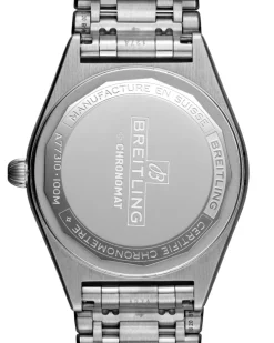 Outlet Chronomat 32 mm blå skive Til Henne