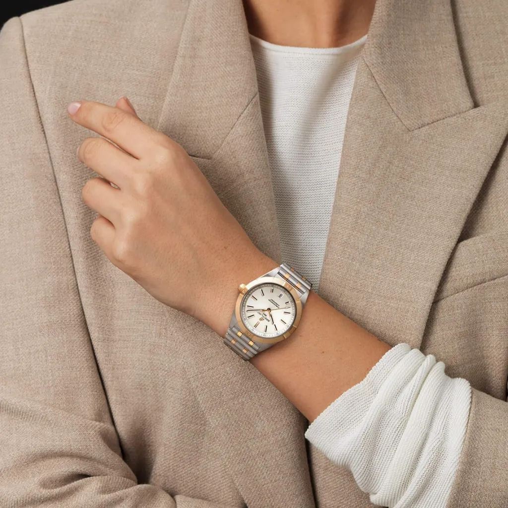 Best Chronomat Automatic 36 mm stål og gull lenke Two Tone Klokker | Til Henne