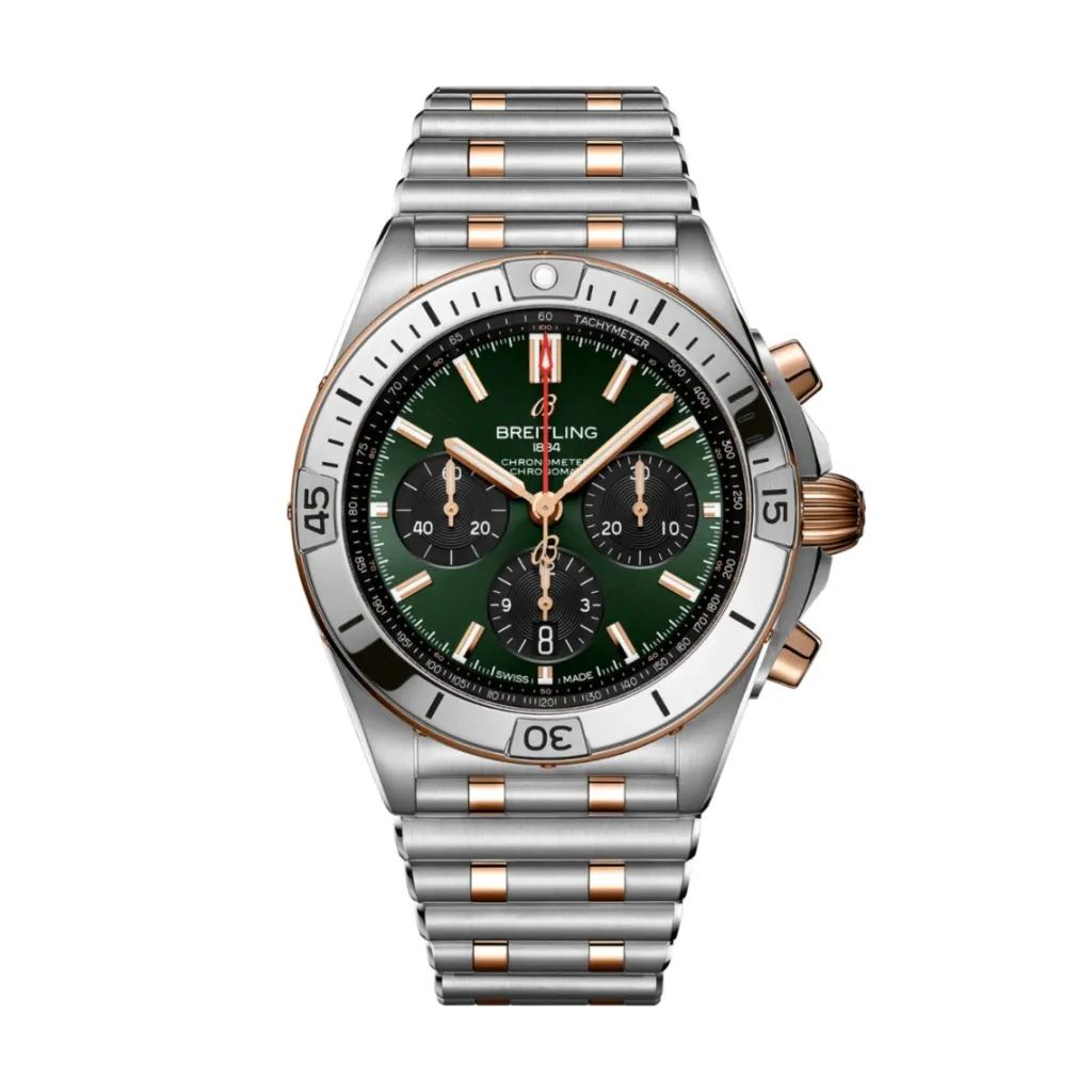 Discount Chronomat B01 Chrono rustfritt stål og rødt gull 42mm Til Han