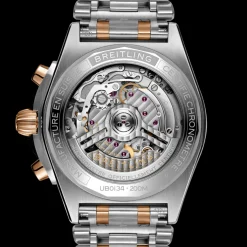 Discount Chronomat B01 Chrono rustfritt stål og rødt gull 42mm Til Han