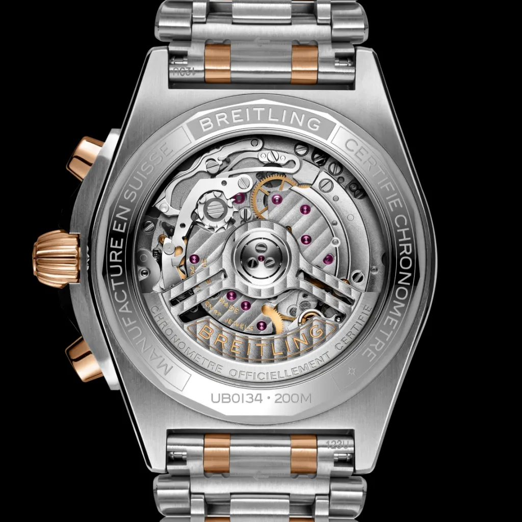 Discount Chronomat B01 Chrono rustfritt stål og rødt gull 42mm Til Han