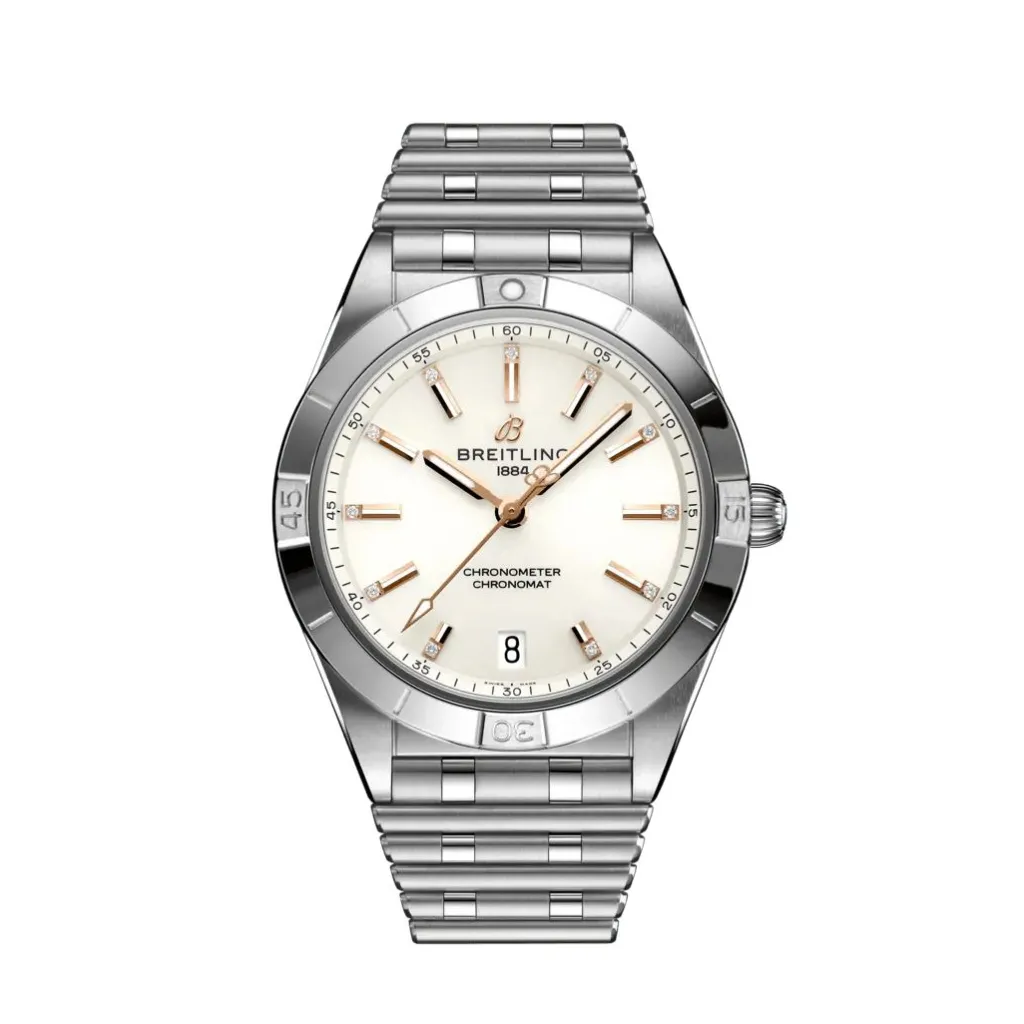 Online Chronomat hvit 36 mm Til Henne