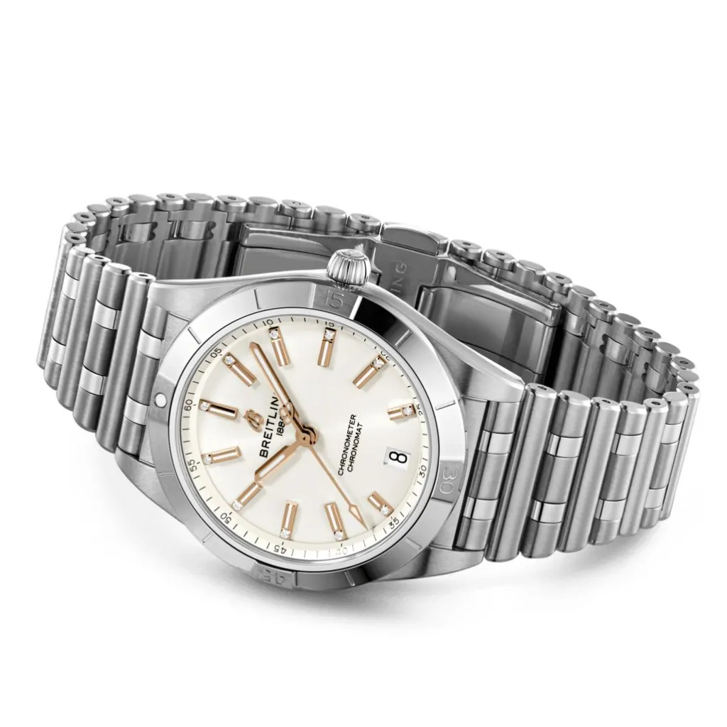 Online Chronomat hvit 36 mm Til Henne