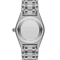Best Chronomat med mørk blå perlemor 28 mm Til Henne