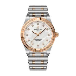 Online Chronomat rustfritt og stål og rødt gull 28 mm Til Henne