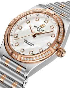 Online Chronomat rustfritt og stål og rødt gull 28 mm Til Henne