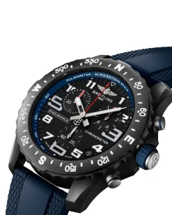 Clearance Endurance Pro blå rem 44 mm Til Han