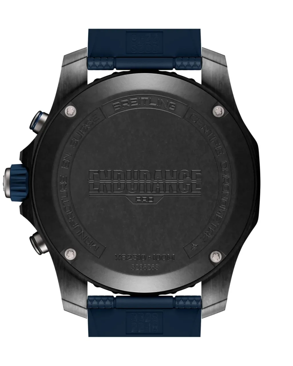 Clearance Endurance Pro blå rem 44 mm Til Han