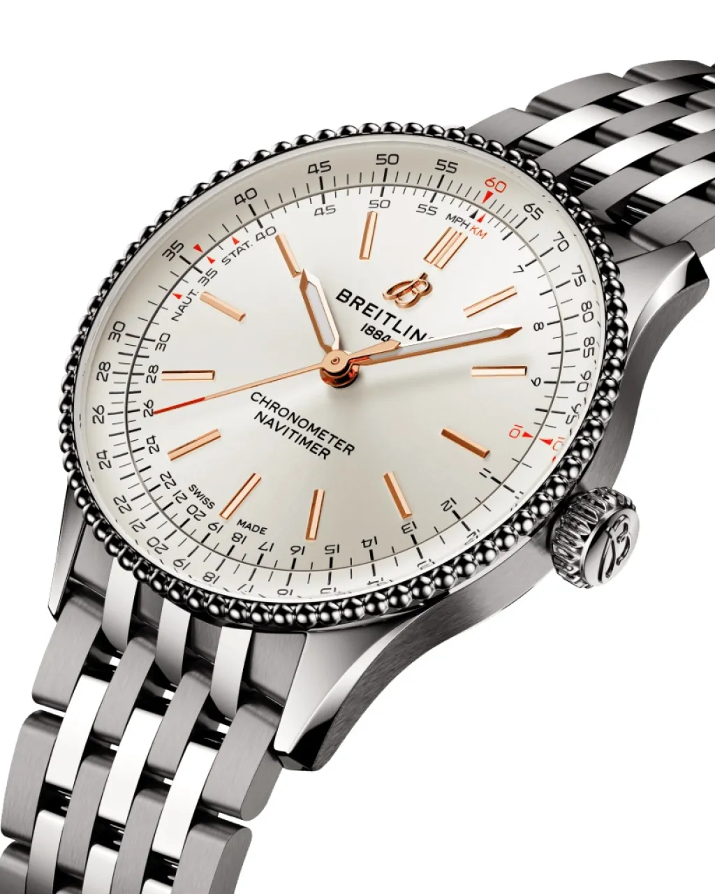 Sale Navitimer Automatic hvit 36 mm Til Henne