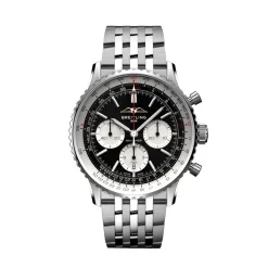 Outlet Navitimer B01 Chronograph 43 mm svart skive Til Han