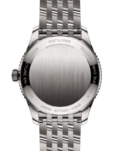 Outlet Navitimer blå perlemorskive 32 mm Til Han