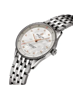 Hot Navitimer perlemorskive 32 mm Til Han