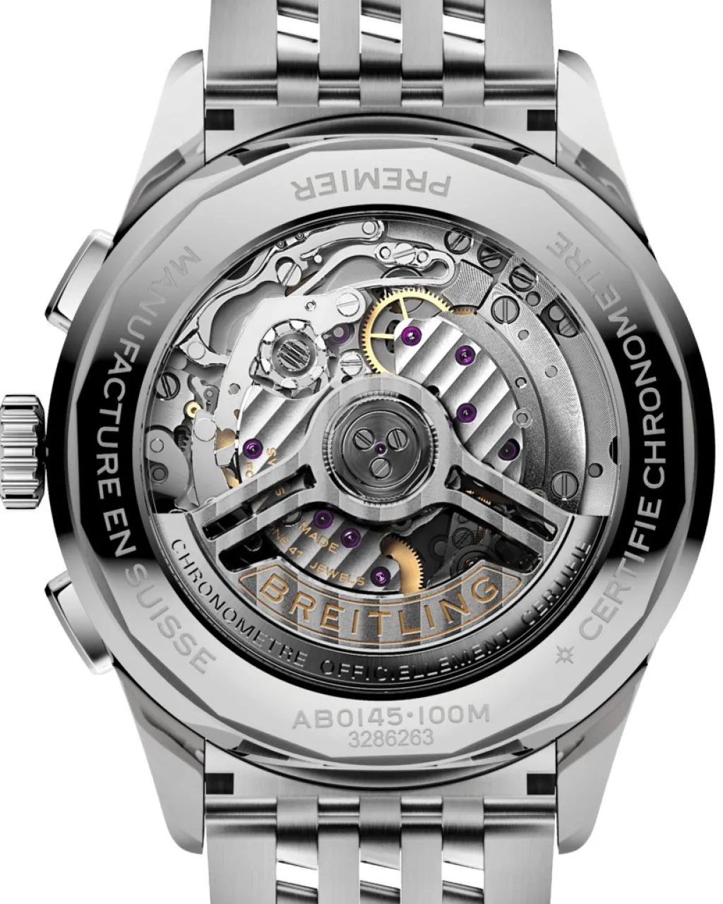 Sale Premier B01 Chronograph stål 42 mm Til Han