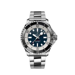 Best Superocean Automatic 44 mm blå skive Dykkerklokker | Til Han