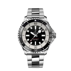 Sale Superocean Automatic 44 mm svart skive Dykkerklokker | Til Han