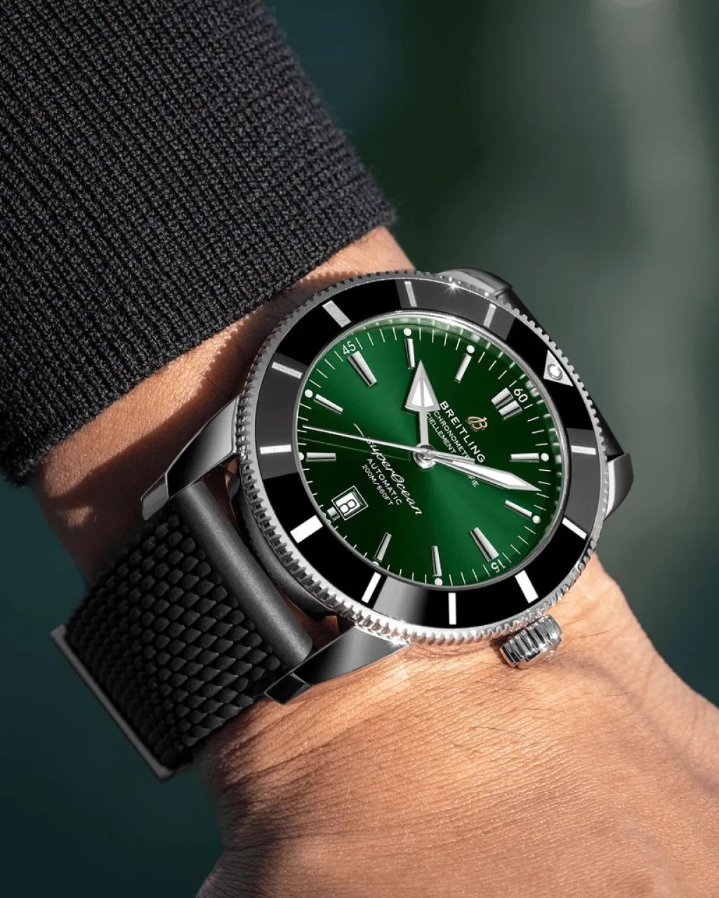 Best Superocean Heritage B20 grønn 46 mm Dykkerklokker | Til Han