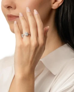 Fashion Bridal Eternity diamantring i hvitt gull 0,75 ct Ringer