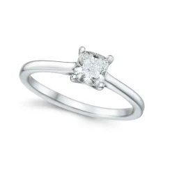 New Bridal Eternity enstens diamantring cushion 0,70 ct Ringer