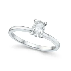 Discount Bridal Eternity enstens diamantring oval 0,80 ct Ringer