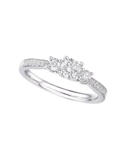 Online Bridal Eternity Positano 3-stens diamantring 0,60 ct Ringer