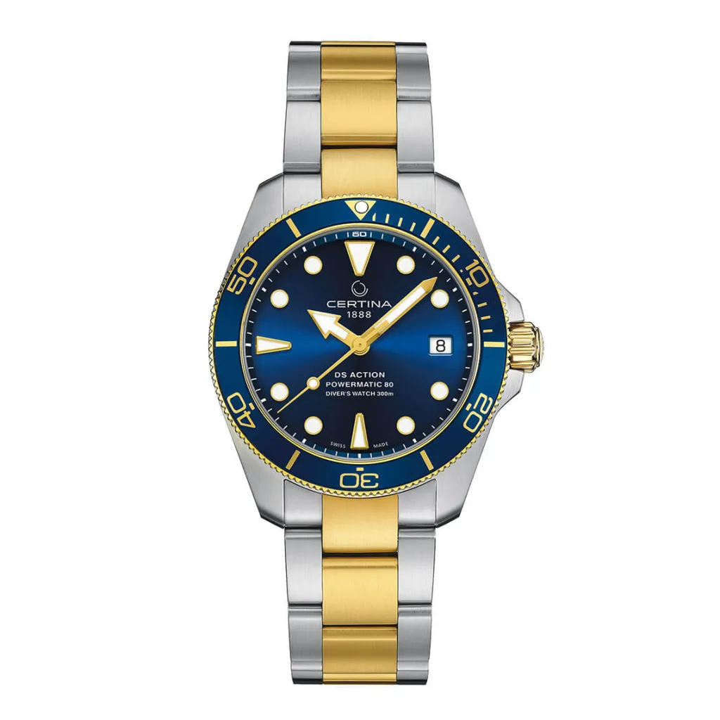 Outlet DS Action Diver Special Edition 38 mm Dykkerklokker | Two Tone Klokker